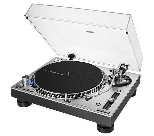 Audio-Technica AT-LP140XP Manualny Napęd bezpośredni Srebrny