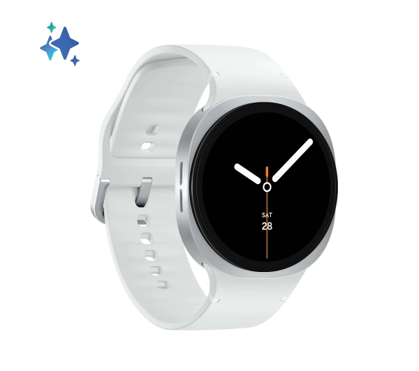 Samsung Galaxy Watch8 Funkcje AI LTE 44mm Srebrny - ⚡ EURO HIT CENOWY! ⚡ - Kup na Raty - RRSO 0%