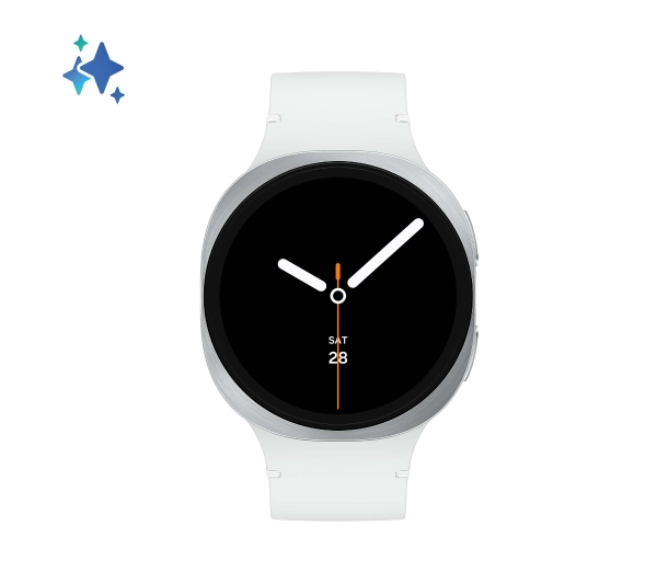 Samsung Galaxy Watch8 Funkcje AI LTE 44mm Srebrny - ⚡ EURO HIT CENOWY! ⚡ - Kup na Raty - RRSO 0%