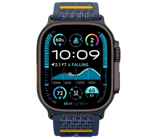 Spigen Athlex Air do Apple Watch 6/7/8/9/10/SE/Ultra 1/Ultra 2 44/45/46/49mm Granatowy