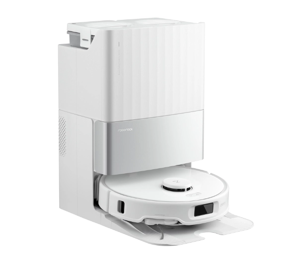 Roboty sprzątające - Roborock QRevo Edge 5V1 Funkcja mopowania Stacja oczyszczająca Tworzenie mapy pomieszczenia 55dB Biały