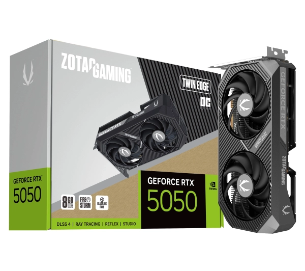Zotac Gaming GeForce RTX 5050 Twin Edge OC 8GB GDDR6 128bit DLSS 4