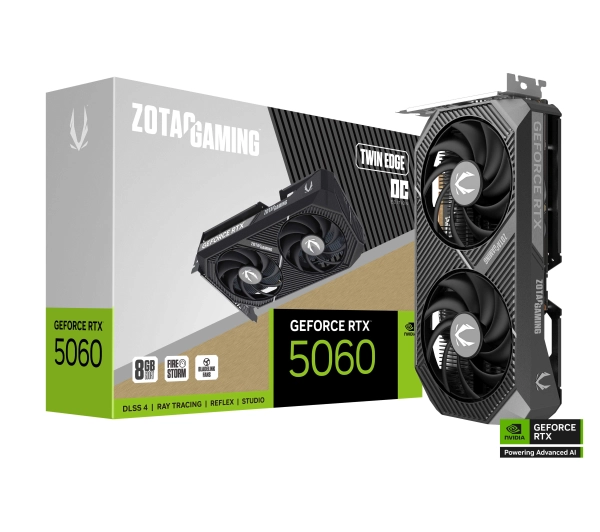 Zotac Gaming GeForce RTX 5060 Twin Edge OC 8GB GDDR7 128bit DLSS 4