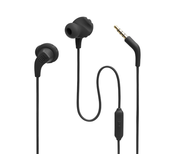 JBL Endurance Run 2 Wired Black Dokanałowe Mikrofon Czarny
