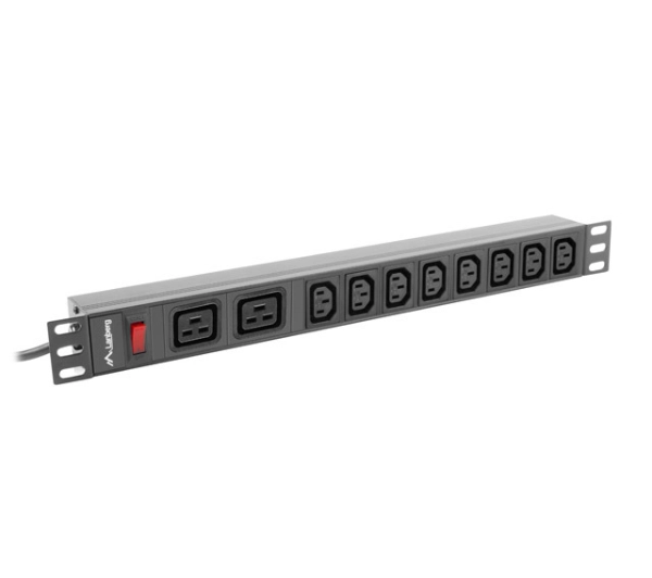 Lanberg RACK PDU 1U 16A 2m Czarny