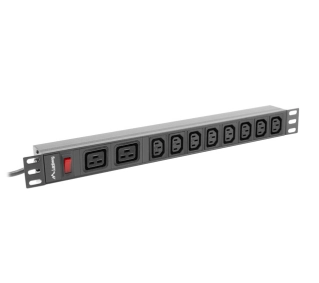 Lanberg RACK PDU 1U 16A 2m Czarny