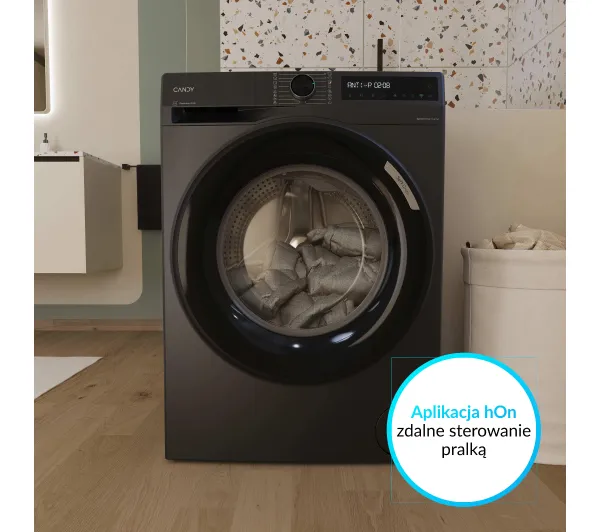 Candy ProWash Slim 500 BR 48SBL6G-S Funkcje AI 8kg 1400obr/min Zdalne starowanie - Kup na Raty - RRSO 0%