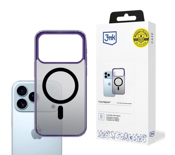 3mk Frosty MagCase Purple do Apple iPhone 17 Pro