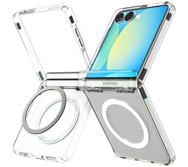 Spigen Ultra Hybrid Pro MagSafe do Galaxy Z Flip7 Przezroczysty - Kup na Raty - RRSO 0%