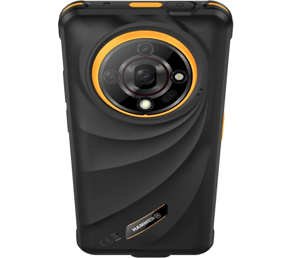 myPhone HAMMER Iron 6 5G 6/128GB 6,56" 48Mpix Czarno-pomarańczowy - Kup na Raty - RRSO 0%