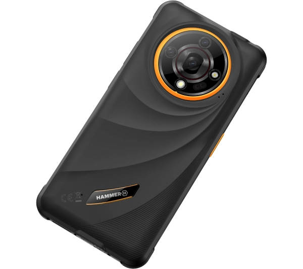 myPhone HAMMER Iron 6 5G 6/128GB 6,56" 48Mpix Czarno-pomarańczowy - Kup na Raty - RRSO 0%