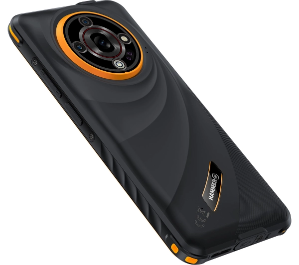 myPhone HAMMER Iron 6 5G 6/128GB 6,56" 48Mpix Czarno-pomarańczowy - Kup na Raty - RRSO 0%