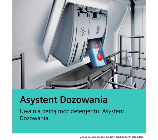 Siemens iQ 300 SN63HX03VE 59,8cm Funkcje AI Kosz na sztućce Zdalne sterowanie  - Kup na Raty - RRSO 0%