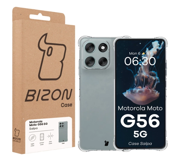 Bizon Salpa do Motorola Moto G56 5G Przezroczysty