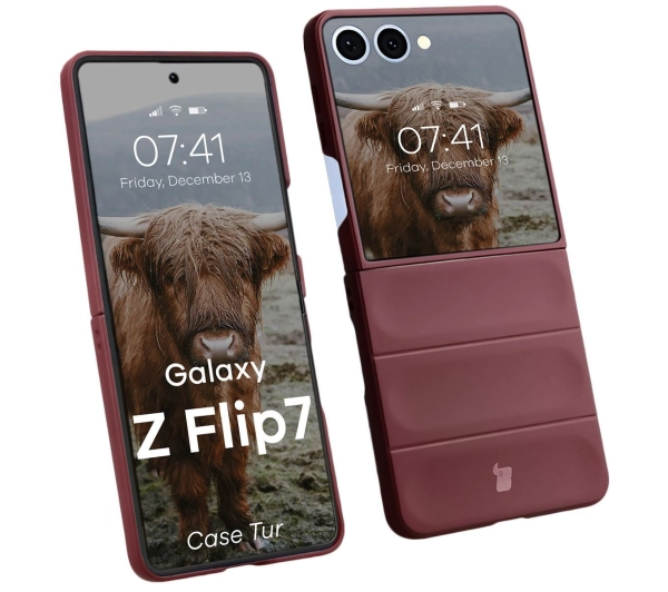 Bizon Tur do Samsung Galaxy Z Flip7 Ciemnofioletowy