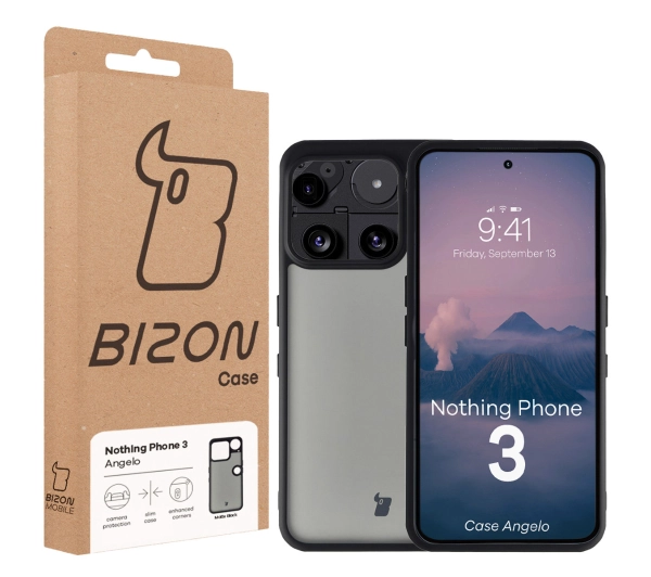 Bizon Angelo do Nothing Phone 3 z czarną ramką