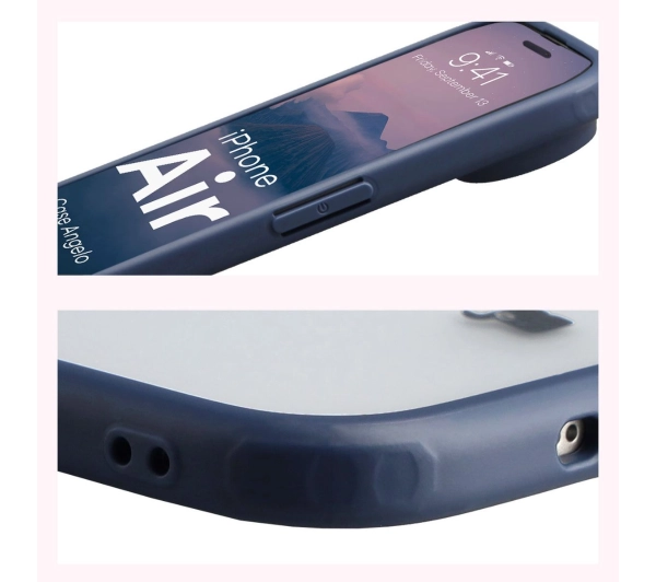 Bizon Angelo do Apple iPhone Air z niebieską ramką