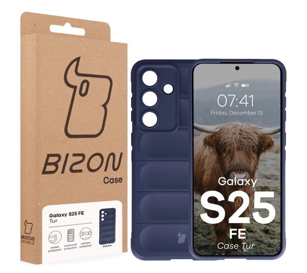 Bizon Tur do Galaxy S25 FE Dark Blue Granatowy