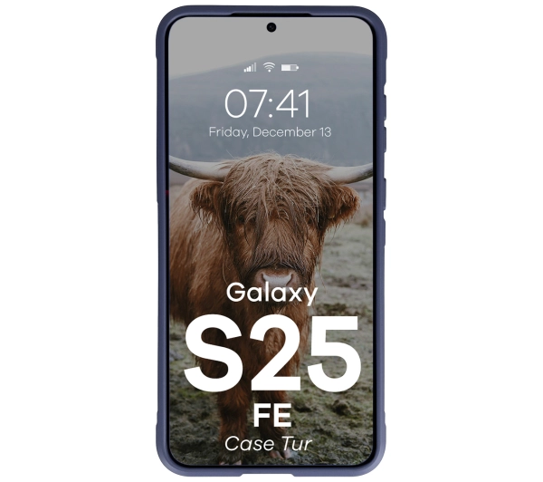 Bizon Tur do Galaxy S25 FE Dark Blue Granatowy