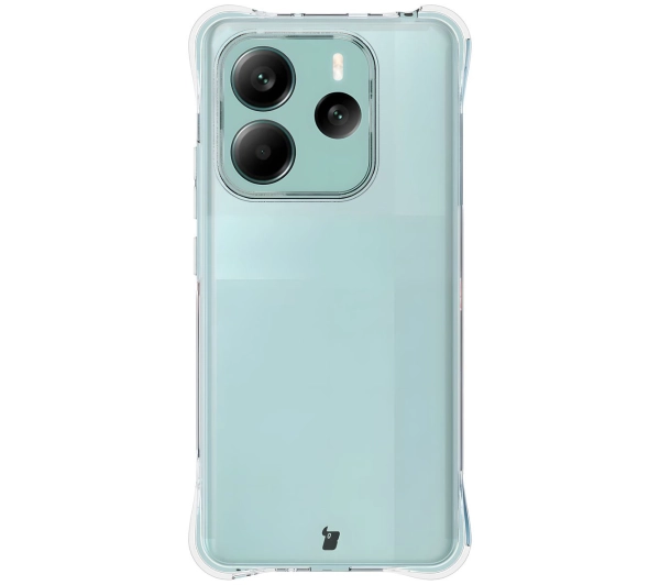 Bizon elastyczne etui Salpa + 2x szkło hartowane Clear Pack do Motorola Moto G56 5G