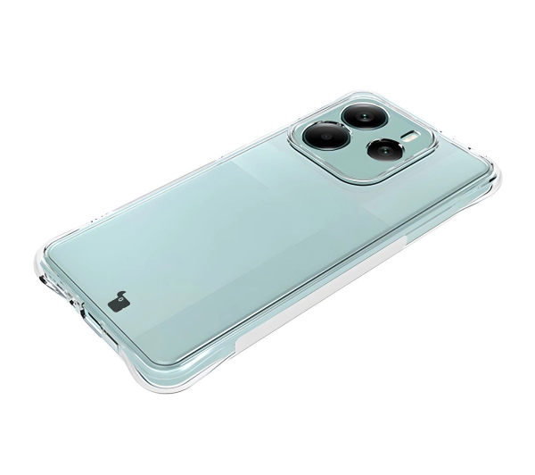 Bizon elastyczne etui Salpa + 2x szkło hartowane Clear Pack do Motorola Moto G56 5G