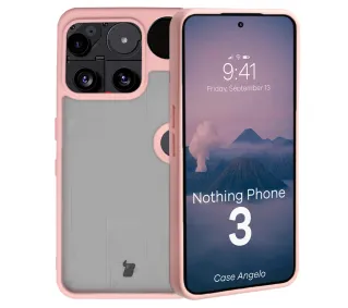 Bizon Angelo do Nothing Phone (3) z różową ramką