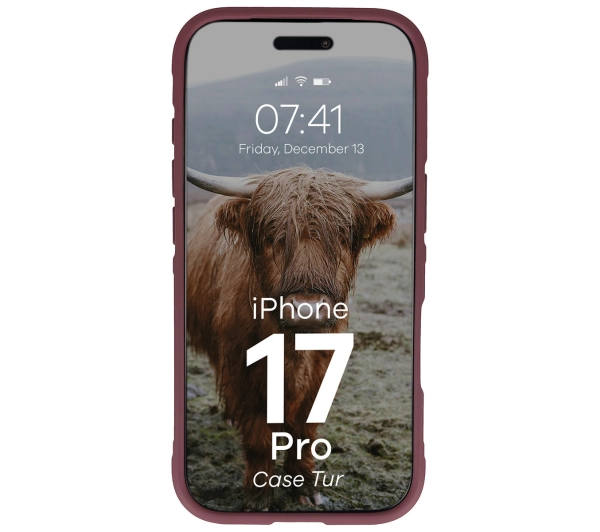 Bizon Tur do Apple iPhone 17 Pro Ciemnofioletowy