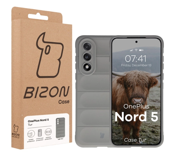 Bizon Tur do OnePlus Nord 5 Jasnoszary