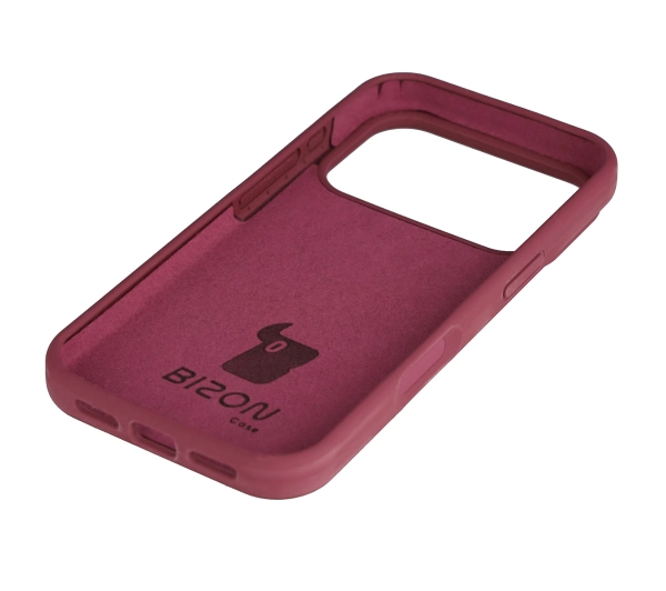 Bizon Silikonowe Soft do Apple iPhone 17 Pro Śliwkowy