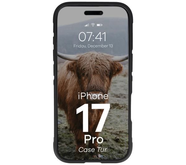 Bizon Tur do Apple iPhone 17 Pro Czarny