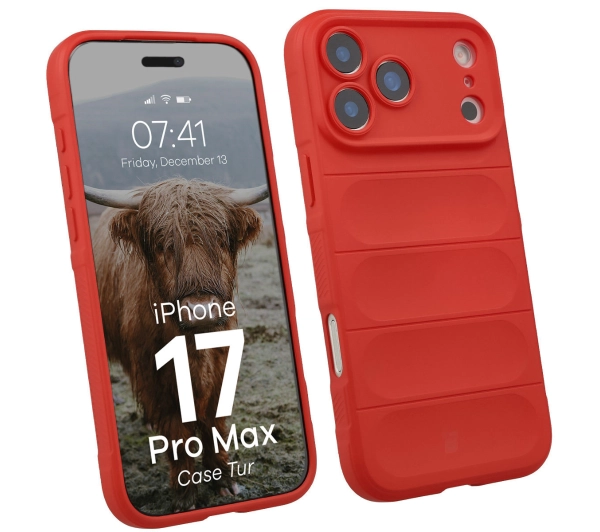 Bizon Tur do Apple iPhone 17 Pro Max Czerwony