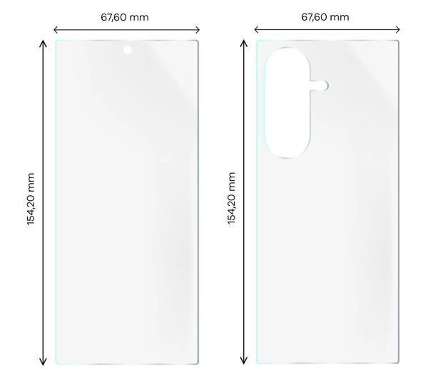Bizon na tył i przód Bizon Glass Hydrogel Pack do Samsung Galaxy Z Fold7