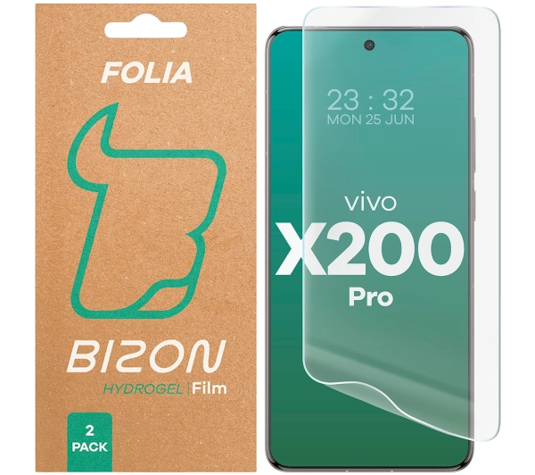 Bizon na ekran Hydrogel Front do Vivo X200 Pro 2 sztuki