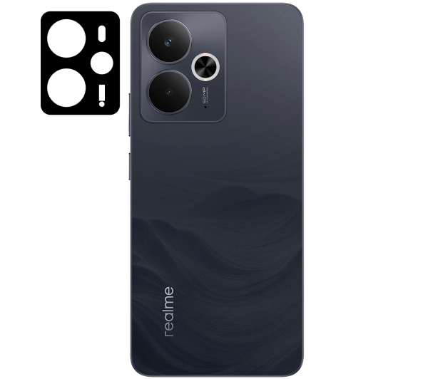Bizon na aparat Silk Lens do Realme 14 5G / Realme 14T 5G czarny 2 sztuki