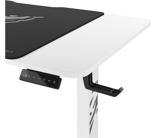 Diablo Chairs X-Tensio 1100  110cm Regulacja wysokości  Biały - Kup na Raty - RRSO 0%