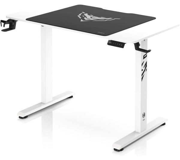 Biurka gamingowe - Diablo Chairs X-Tensio 1100  110cm Regulacja wysokości  Biały