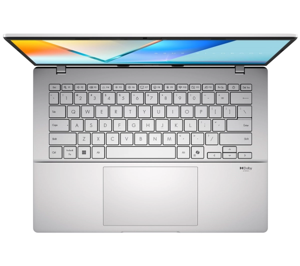 ASUS Vivobook S14 S3407QA-KP002W 14" Snapdragon X X1-26-100 16GB RAM 512GB Dysk SSD Win11 Srebrny Funkcje AI - Kup na Raty - RRSO 0%