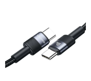 USAMS USB-C do USB-C 60W 1,2m Stalowy