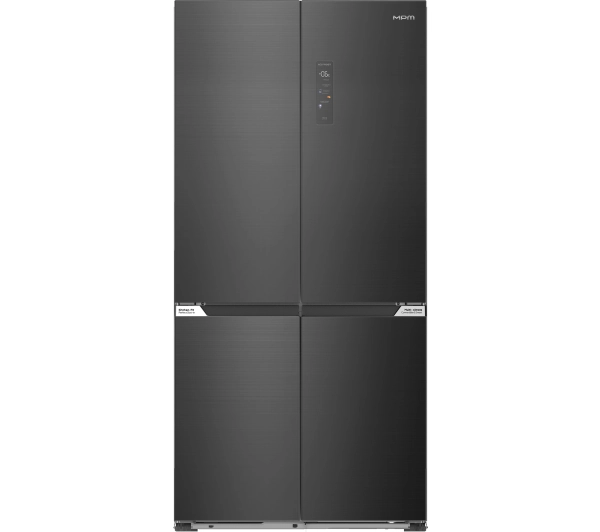 Lodówki - MPM SBS 503-SSI-12/D Pełny No Frost 190cm Komora świeżości Night Inox