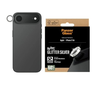 PanzerGlass Hoops Glitter do iPhone Air Srebrny