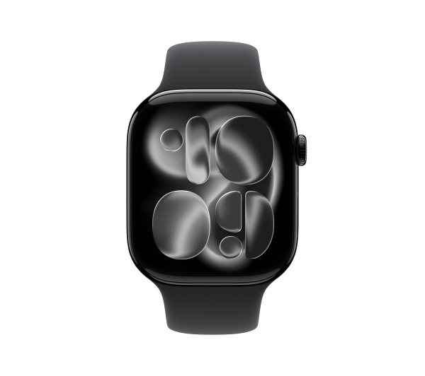 Apple Watch Series 11 GPS 46mm z aluminium Onyx Pasek sportowy Czarny S/M - ⚡ BESTSELLERY ⚡ - Kup na Raty - RRSO 0%