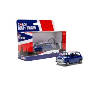 Corgi Samochód Best of British Klasyczny Mini Niebieski