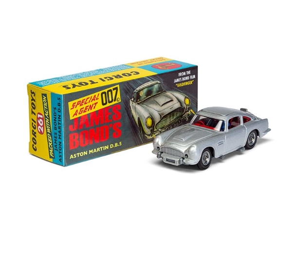 Corgi James Bond Aston Martin DB5 Srebrny