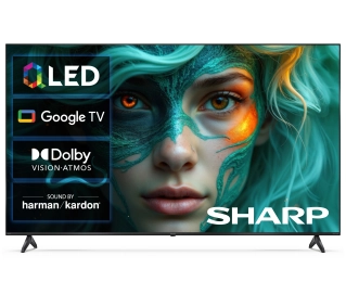 Sharp 85HP5765E 85" QLED 4K Google TV Dolby Vision Dolby Atmos HDMI 2.1 DVB-T2 - Kup na Raty - RRSO 0%