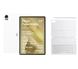 Huawei MatePad PaperMatte Edition 12X 2025 12" 12/256GB Wi-Fi Biały + Rysik M-Pencil Pro + klawiatura Biały - Kup na Raty - RRSO 0%