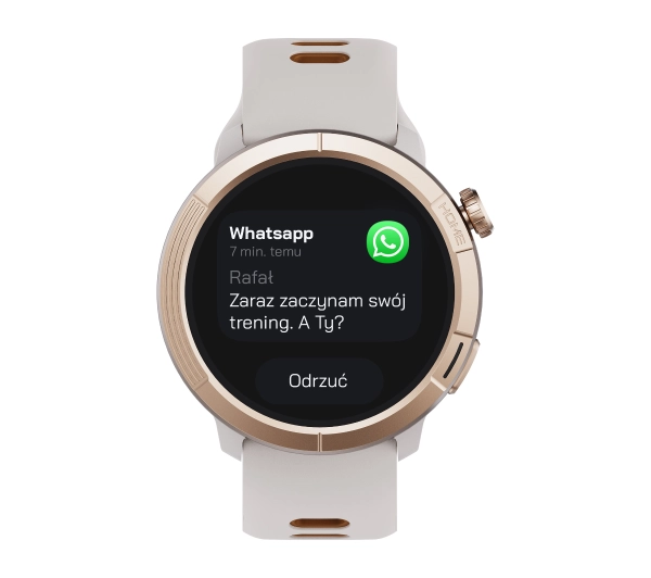 STELIO Activ Pro Funkcje AI 46mm GPS Tytan Złoty - Kup na Raty - RRSO 0%