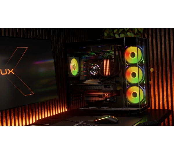 Krux HydroGlance 240 ARGB LCD Czarny - Kup na Raty - RRSO 0%