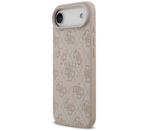 Guess 4G Ring Classic Logo MagSafe do iPhone Air różowy