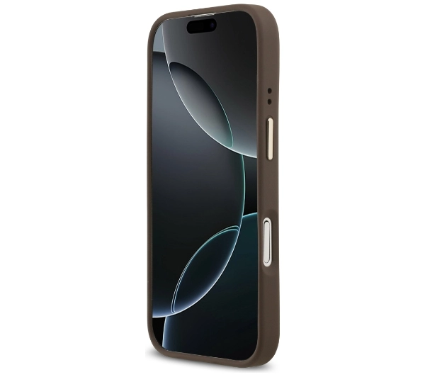 Guess 4G PU Classic Logo MagSafe do iPhone 17 brązowy