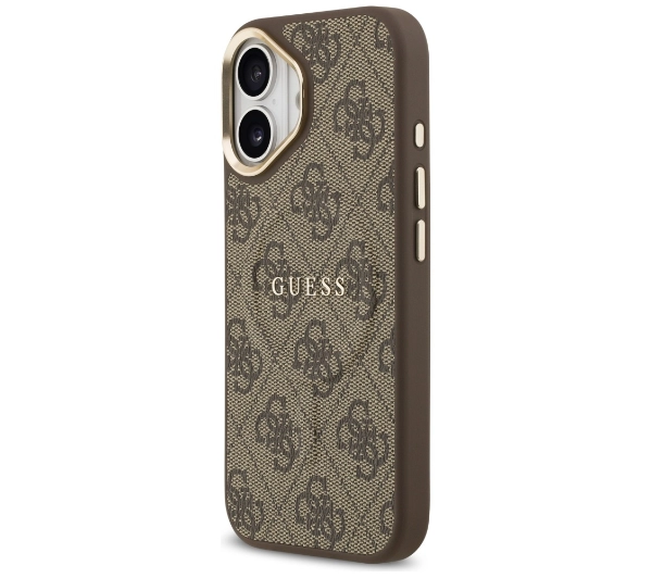 Guess 4G PU Classic Logo MagSafe do iPhone 17 brązowy
